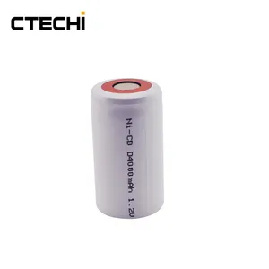 CTECHi CT-K D4000 1.2 v 4000 mah נטענת nicd וסוללה