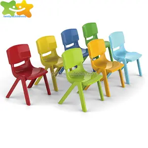preschool Furniture with metal legs plastic chairs for kids
