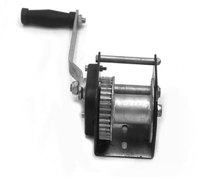 Treuil manuel pour bateau BLD SC800, 800 lb, vitesse variable, frein automatique, câble synthétique de 50 pieds, interrupteur à distance, rapport de transmission 3.2:1 - Product Image 3