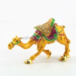 Caixa de bijuteria colorida do camel/brinquedo de camel da pelúcia/estatueta do egito
