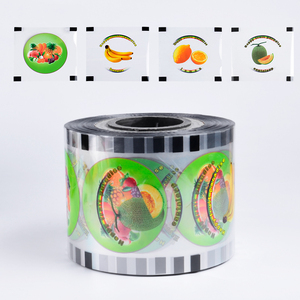 Custom easy peel off modello di frutta bevanda di plastica di <span class=keywords><strong>imballaggio</strong></span> di tenuta <span class=keywords><strong>pellicola</strong></span> latte tazza di tè <span class=keywords><strong>pellicola</strong></span> - Product Image 4