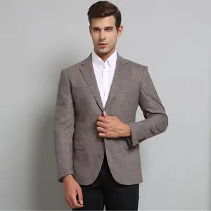 Latest design fashion casual jacket for men custom TR fabric slim fit suit blazer