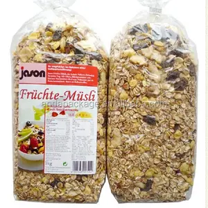 Tas Kemasan Makanan Cetakan Plastik Muesli Frutas