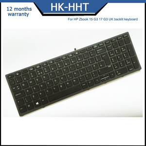 HK-HHT nouveau pour clavier rétro-éclairé HP <span class=keywords><strong>Zbook</strong></span> 15 <span class=keywords><strong>G3</strong></span> <span class=keywords><strong>17</strong></span> <span class=keywords><strong>G3</strong></span> UK - Product Image 4