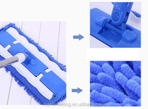 Microfibra polvo Chenille mop kit duster magia telescópica ajustable de la manija plana limpiador - Product Image 4