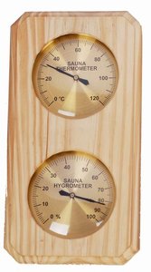 Termômetro Sauna de Madeira com Líquido Orgânico para Sauna e Home SPA 0 °C a 120 °C - Product Image 3