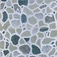 GUCI गैर पर्ची सेरेमिक टाइल फर्श cobblestone पैटर्न डिजाइन चीनी मिट्टी के बरतन पार्क आंगन टाइल