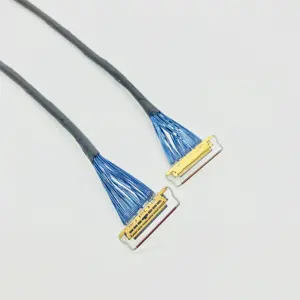 สายเคเบิล30 40 50พิน Ipex Lvds ไปยัง Lcd Edp Lvds เป็น Vga Converter Board Cable