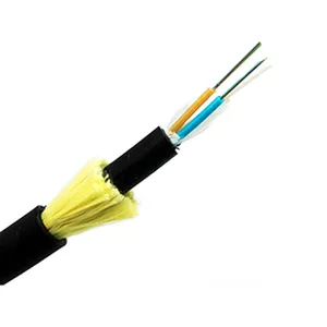 En kaliteli metalik olmayan tüm dielektrik kendinden destek ADSS fiber optik kablo G652D fiber optik kablo