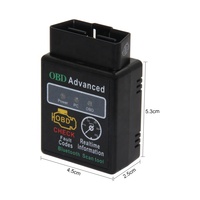 Chips PIC18F25K80 HH OBD2 V1.5 ELM327 Escáner de Conexión Inalámbrica Compatible con Protocolos OBD2 CAN-BUS Multimarca