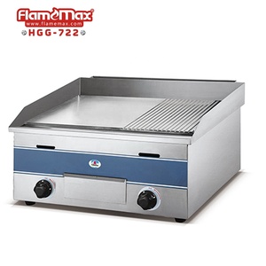 HGG-751 Factory Direct Hot Saling Commerciële Gas Bakplaat Met Gas Friteuse