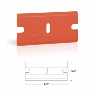 Double Edge Plastic Razor Blade for Safety Scraper Film Cutting Tools