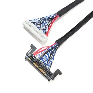 Shenzhen hot sell 41 pin lvds cable for 20 Pin 30Pin 40Pin 41Pin Df20 Shielded Lcd Lvds Cable