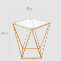 Meubles de salon en métal noir, table latérale moderne de haute qualité, en verre, fournisseur chinois, livraison gratuite