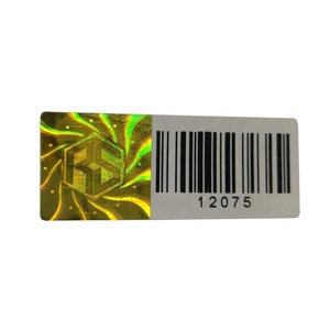 보증 3D 사용자 정의 QR 코드 바코드 레이저 씰 보증 홀로그램 스티커 라벨 - Product Image 2