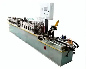 Automatische T-Gitter-T-Bar-Haupt-T-Stück-und Kreuz-T-Rollform maschine mit automatischem Stanzen für die Decke