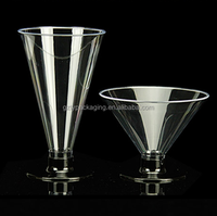 Nouveau gobelet en plastique avec couvercle pour mousse, desserts, pouding