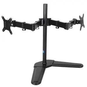 Hillport Support for 10 To 30 Inch desk mount Triangle TV Stand CE Certification Mount Dual Monitor Arm double monitor stand