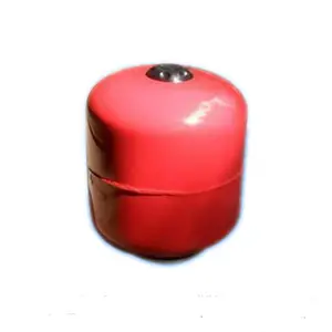 Red Vertical Pressure Tank Pressure Vessel With Feet For Water Pump