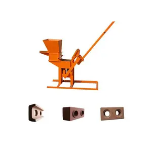Alibaba small interlocking clay soil brick making machine for sale price
