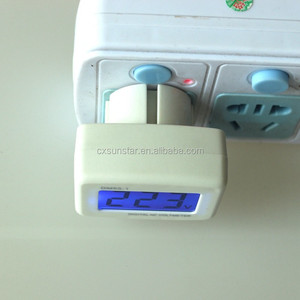 Voltímetro Digital con enchufe europeo CA 110V 220V, Monitor de potencia de 80-300V con Panel <span class=keywords><strong>LCD</strong></span> - Product Image 2