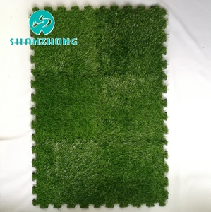 Approvisionnement d'usine SHANHZONG Tapis de <span class=keywords><strong>gazon</strong></span> artificiel à emboîtement Tapis en caoutchouc <span class=keywords><strong>mousse</strong></span> souple avec tapis de surface en herbe - Product Image 2