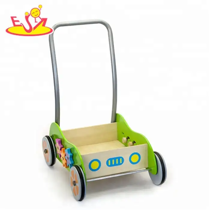 Wholesale early learning wooden mini baby walker for sale W16E001