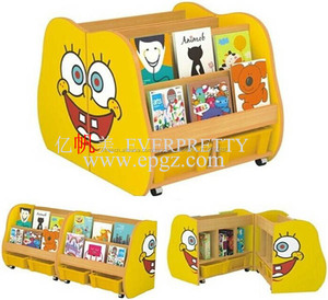 <span class=keywords><strong>Maternelle</strong></span> Meubles En Bois Enfants <span class=keywords><strong>Bande</strong></span> <span class=keywords><strong>Dessinée</strong></span> de Bibliothèque Étagère - Product Image 2