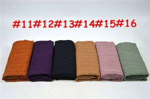 Venta al por mayor 2025 Venta caliente Barato Musulmanes Velos e Hijabs de alta calidad liso de viscosa Jacquard Pañuelo Hijab Mujeres - Product Image 6