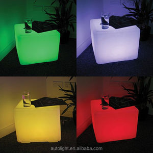 YS 30 cm Colores Que Cambian Noche LED Recargable Cubo Silla, Ideal para Uso En Interiores y Al Aire Libre Camino de - Product Image 4