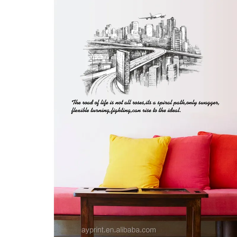 SK9224 Sketch Art Craft Living Room Home Decoration DIY Wall Decal