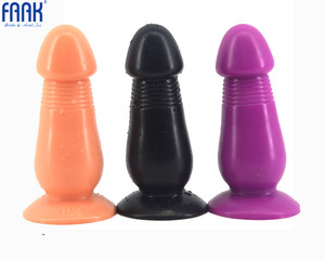 Pene falso de PVC para uso médico, tapón <span class=keywords><strong>Anal</strong></span> con cabeza de seta no teñida fácilmente, tapón <span class=keywords><strong>Anal</strong></span> Flexible y suave para mujeres - Product Image 1