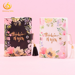 Bìa Cứng A5 Chất Kết Dính Với 6 Vòng Tạp Chí In Hoa Chương Trình Nghị Sự Sổ Kế Hoạch - Product Image 3