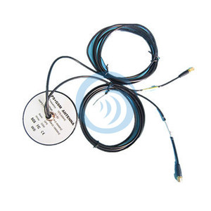 Magnétique Plat Active Externe GPS + <span class=keywords><strong>GSM</strong></span> de Suivi <span class=keywords><strong>Puce</strong></span> dôme combo Antenne, RG174/RG136/RG58 câble et SMA connecteur - Product Image 2