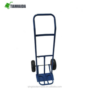 Chariot à main vintage à 2 roues, chariot à bagages, chariot à pousser, chariot à main, brouette, chariot à trois roues - Product Image 4