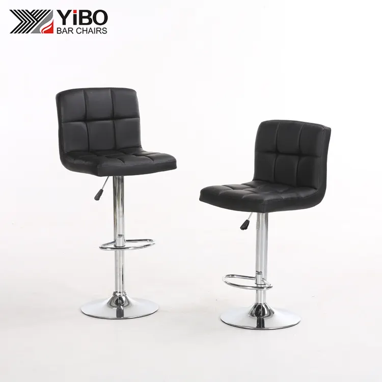YIBO adjustable PU leather latest bar stool chair