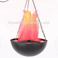 Lampe à flamme à usage intérieur de 20cm pour décoration d'ambiance environnementale