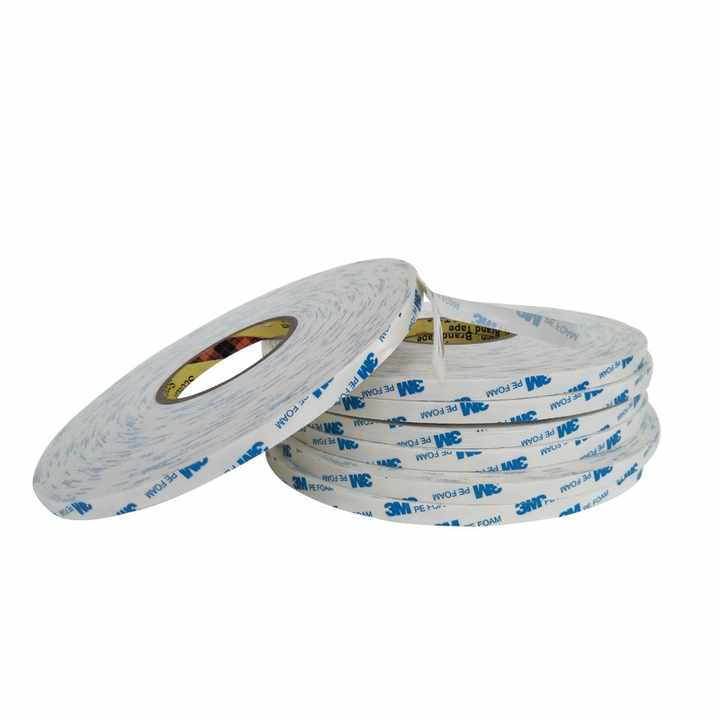 3M PE-Schaum band mit hoher Dichte 3M 1600T 1600TG Weißes oder graues doppelseitiges Klebeband