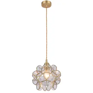 Nuovo <span class=keywords><strong>Lampadario</strong></span> Sospeso di Lusso in Vetro Colorato Lucido <span class=keywords><strong>Rosa</strong></span> 2019 - Product Image 1