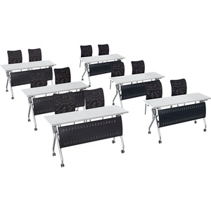 Office Furniture Portable Folding <strong>Table</strong> Standing Study <strong>Desk</strong> Training <strong>Table</strong> <strong>Desk</strong> - Product Image 4