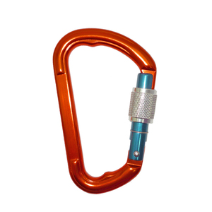 Mosqueton d'alpinisme en aluminium de type D 25KN Taïwan - Product Image 1