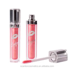 Lipgloss Tahan Air untuk Noda Bibir dengan Lipstik Korea Label Pribadi Lipgloss Cair