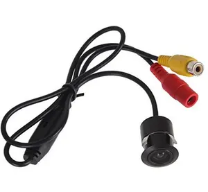 18.5mm rearview mirror HD CCD waterproof rear camera car backup camera reversing assistance colorful screen NTSC / PAL