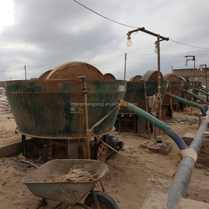 <span class=keywords><strong>Mulino</strong></span> a Umido a Due Rulli HengXing per Macinazione di Minerale d'Oro con Motore AC, Componente Principale in Ferro <span class=keywords><strong>Bianco</strong></span>, Capacità 0,5-12 T/h - Product Image 1
