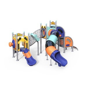 <strong>Dreamland</strong> Series LLDPE Plastic Outdoor <strong>Playground</strong> Children's Slide Toy Rock Climbing - Product Image 1