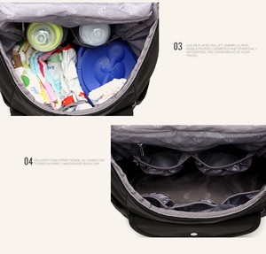 El más nuevo diseño bolsa de pañales organizador madre <span class=keywords><strong>maternidad</strong></span> bolsa de cambio de pañales - Product Image 5