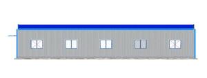 27.5M X 10.5M X 5.0M Prefab Kết Cấu Thép Xây Dựng Kho Hội Thảo - Product Image 5
