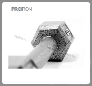 Gym body building outfit hexagon molten iron CUFFLINK - Product Image 3