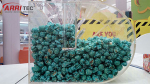 กล่องใส่ลูกกวาดทรงกลมทำจากอะคริลิคใส PMMA สำหรับ<span class=keywords><strong>ร้าน</strong></span>ขายขนม - Product Image 2