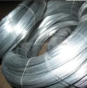 Fio de amarração de ferro galvanizado, alta resistência de tensão/fio de encadernação de aço inoxidável/baling preto revestido